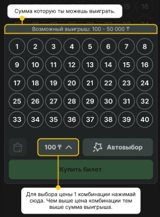 Купить билеты на Loto 40 Express