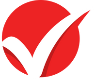 Check mark red