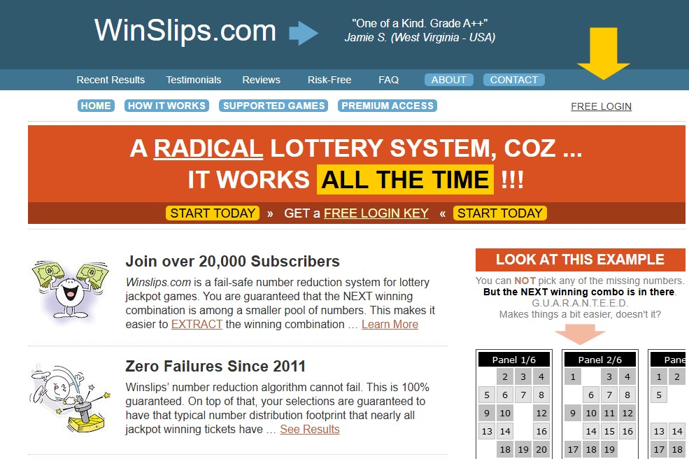 WinSlip платформа для создания и анализа лотерейных чисел