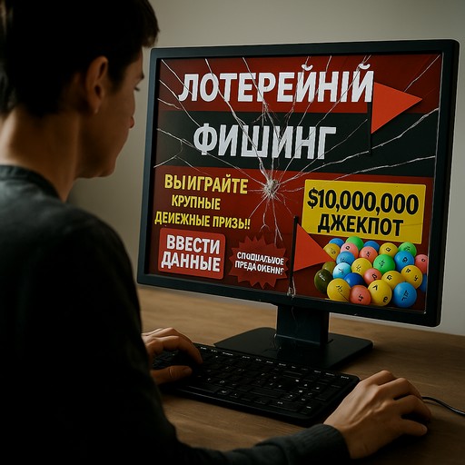 Фишинг через лотерею