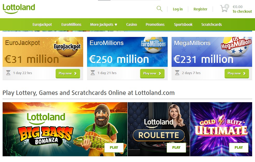 онлайн платформа lottoland