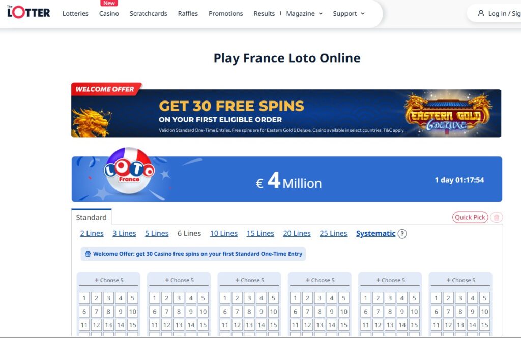 TheLotter-France loto ticket online