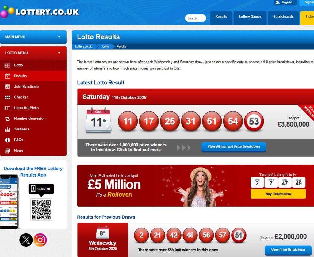 uk lottery online