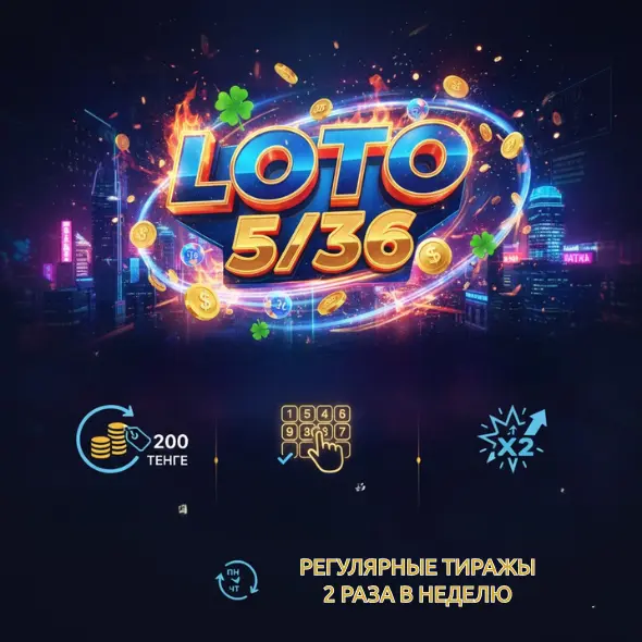 Loto 5/36 Лотереи для новичков в КазахстанеЛотереяЛотереиЛотерия КазахстанЛотереи Казахстан