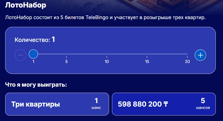 Что можно выиграть в TeleBingo