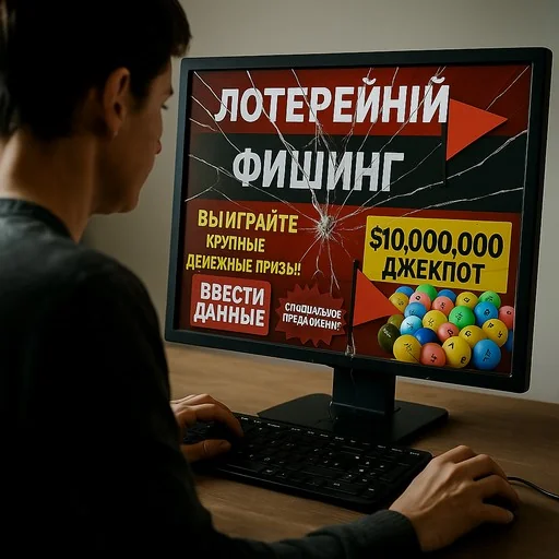 Фишинг через лотерею
