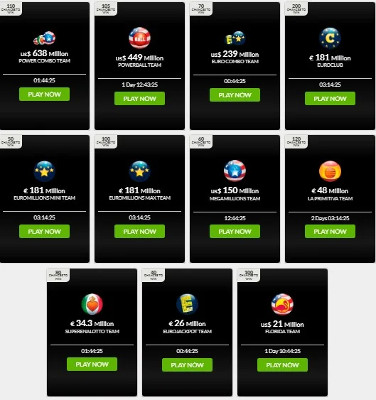 WinTrillions лотереи мира